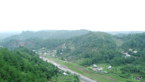 drone video of meghalaya's natural beauty.