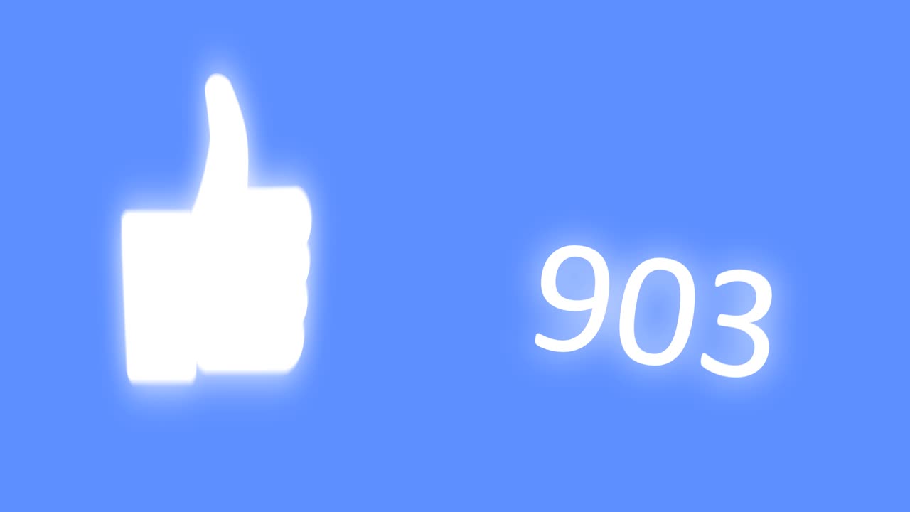 This is a Counting like for facebook video to attract the audiences