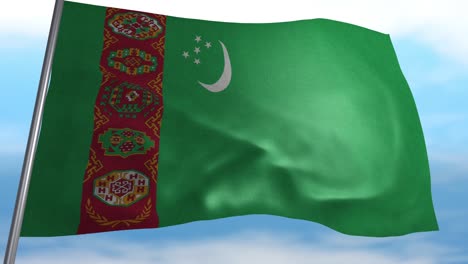 flag of turkmenistan