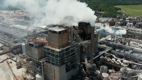 Fábrica-De-Fabricación,-Refinería-En-Estados-Unidos