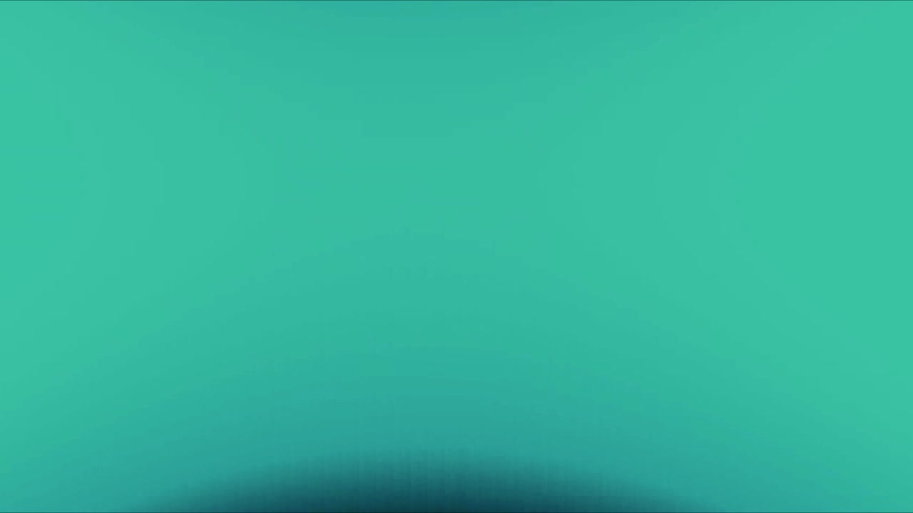 Abstract Teal Light Leak Transition on Black Background