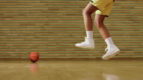 teenager in a training session