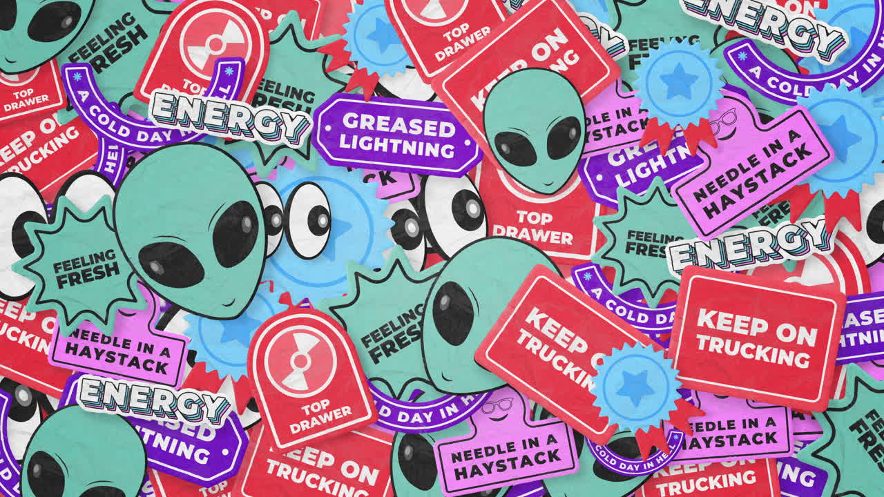 Animated Sticker Pop Art