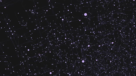 colorful star field with neon led in dark galaxy