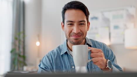 Café,-Negocios-Y-Hombre-Con-Una-Computadora-Portátil