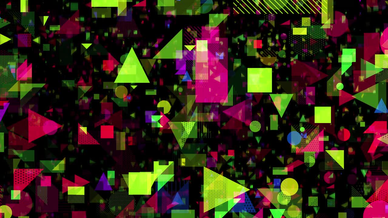 colores vívidos formas mínimas gráficos abstractos [ bucle ]