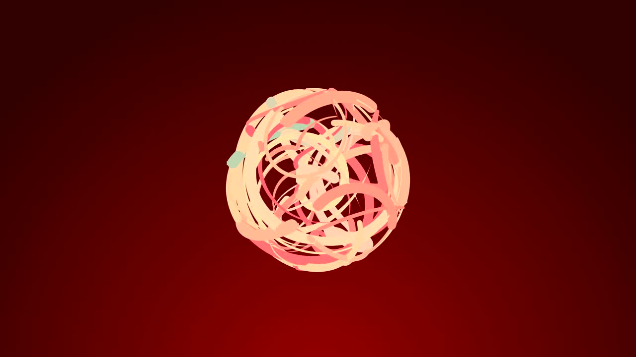 enredado entrelazado de líneas