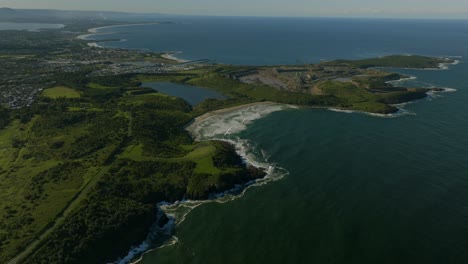 the farm surfing break mystics illawarra state park shell cove shellharbor marina waterfront aerial drone australia nsw sydney aus uni wollongong south coast mining coastal sunny blue sky backwards