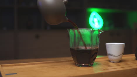 pouring tea