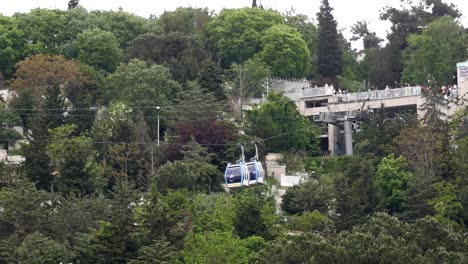 viaje en teleférico en estambul, turquía