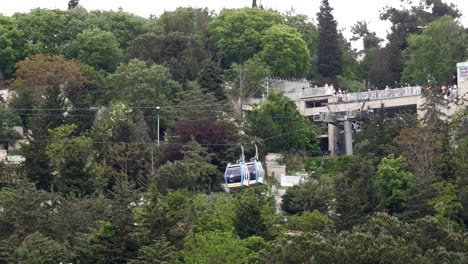 cable car ride in istanbul, turkey