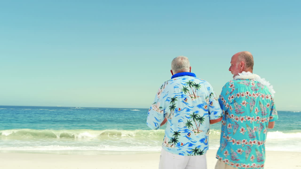 Senior friends dancing