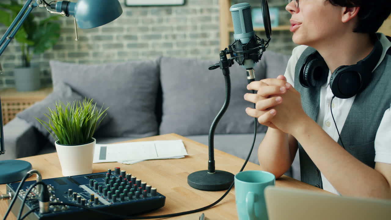 Podcast Recording Session