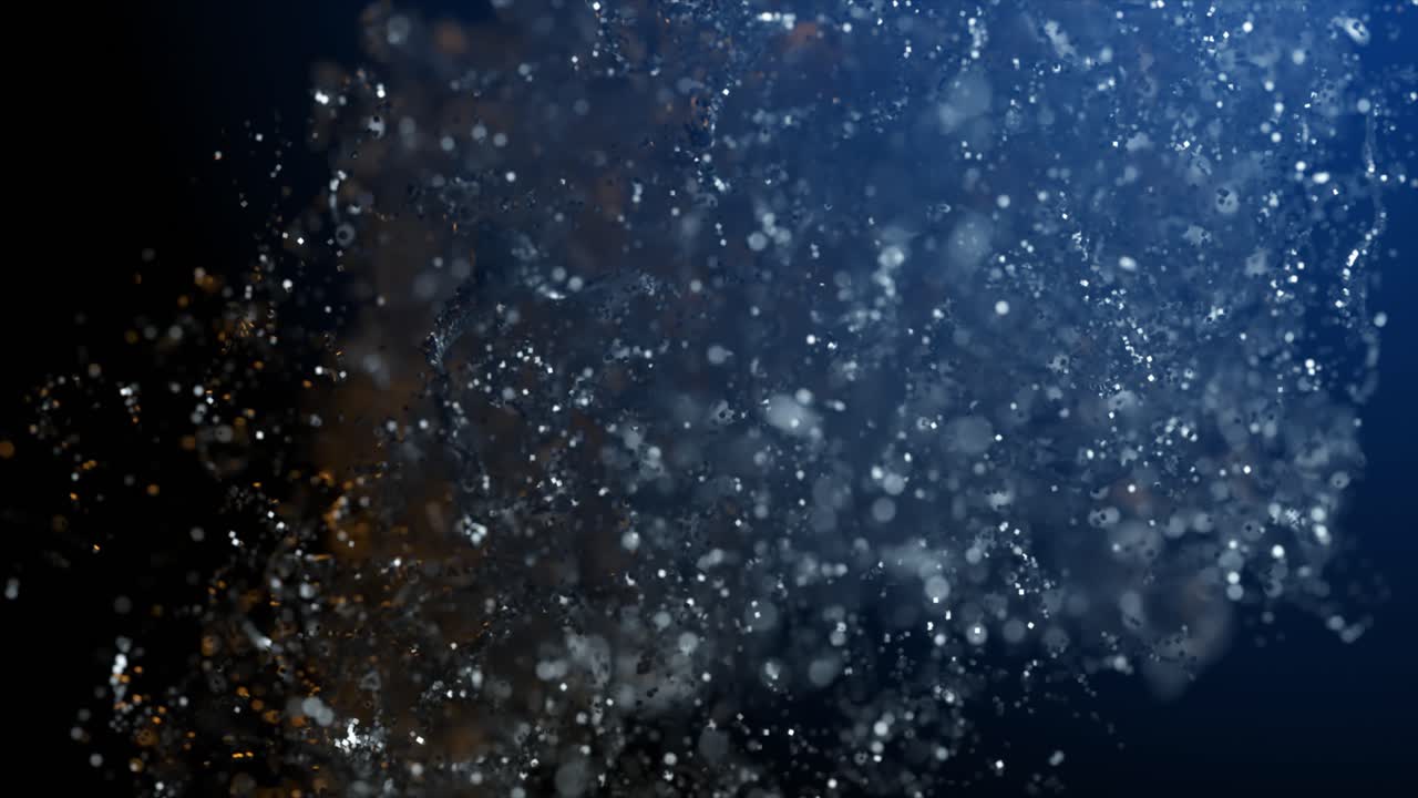 Abstract Liquid Splash