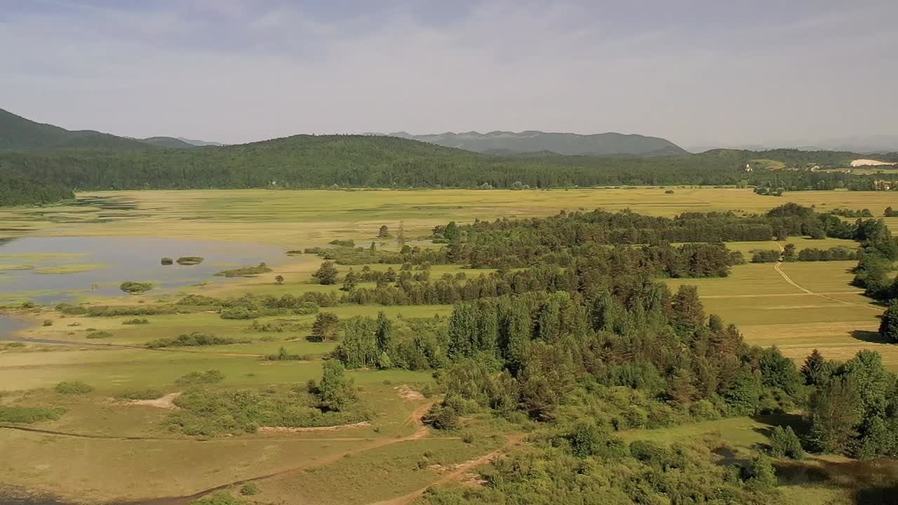 Lago Cerknica Slovenia el más grande del país