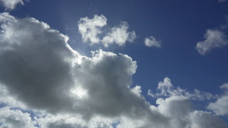 timelapse of clouds on a blue sky