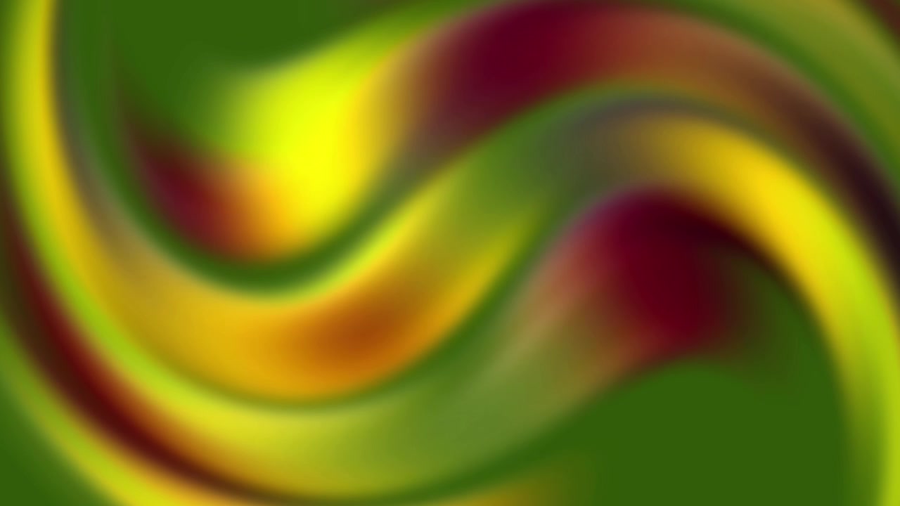 Vortice astratto dinamico di colori verde, giallo e marrone
