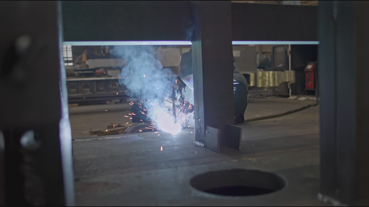 Welding Operation in a Factory