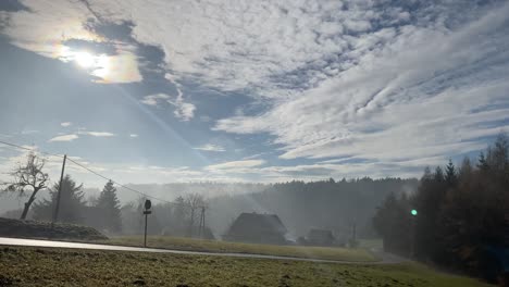 Ein-üppiger-Wald-Am-Hang-Im-Ländlichen-Graz,-Österreich