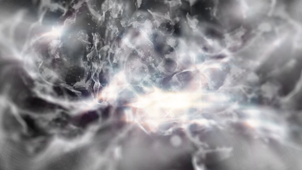 신경 세포 체계의 뇌 내부의 검은 루프