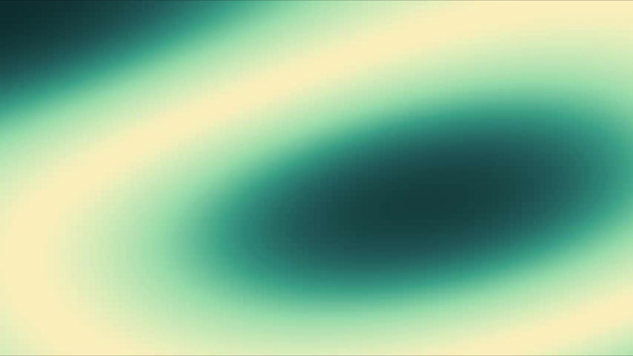 Abstract Motion Background with Soft Teal and Cream Gradient Waves