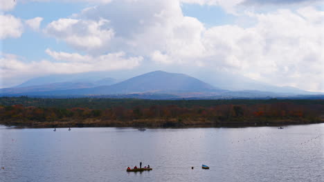 beautiful landscape of fuji moutain in japan