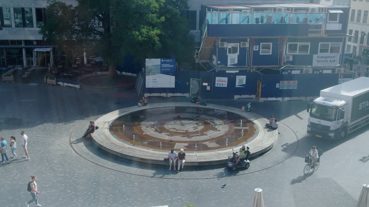 코펜하겐, 덴마크에서 아침에 kultorvet