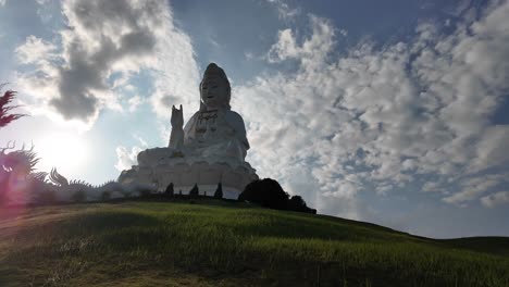 thailand buddha statue wat huay pla kang temple buddhism religion landmark