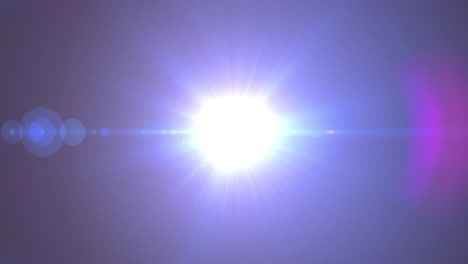 Bright-blue-spot-of-light-glowing-against-blue-background