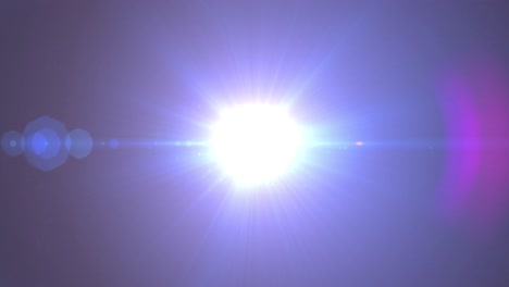 mancha azul brillante de luz que brilla contra un fondo azul