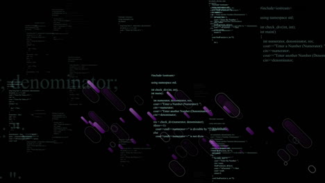 animation of shapes over data processing