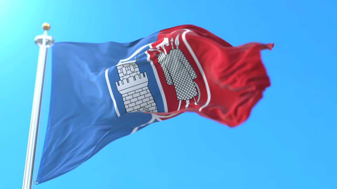 러시아 로스토프 (rostov on the don) 의 국기.