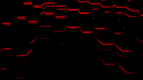 fondo gráfico de movimiento hexagonal. fondo abstracto de resolución 4k