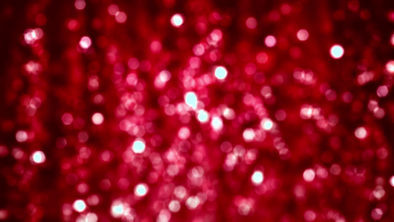 abstracto navidad roja y víspera de año nuevo bokeh bucle de brillo