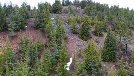 Dschungelansicht,-Die-Drohne-Fliegt-über-Eine-Landschaft-Mit-Dichten,-Grünen,-Waldbedeckten-Bergen,-Luftaufnahme-Von-üppigen-Grünen-Waldbergen,-Dschungelansicht