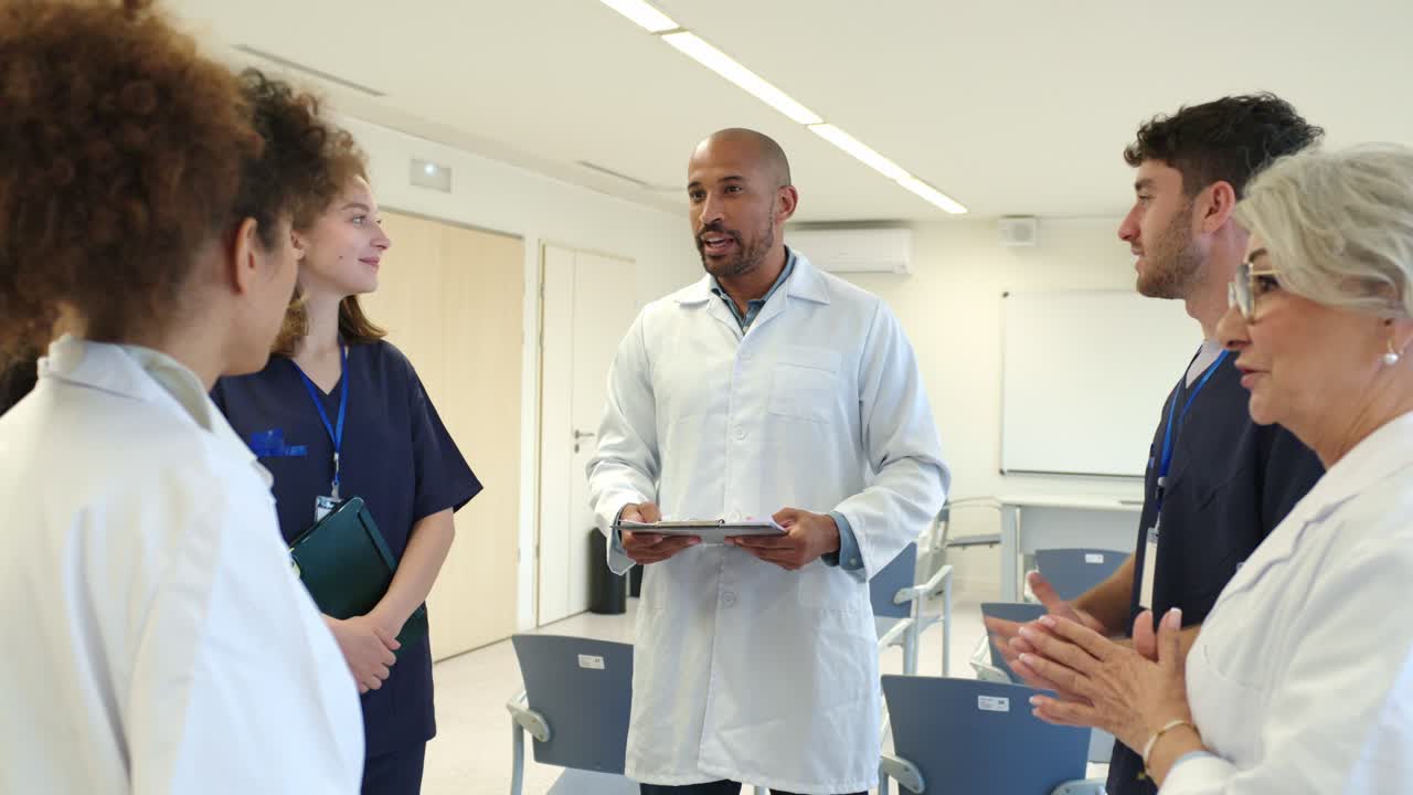 Medical staff meeting