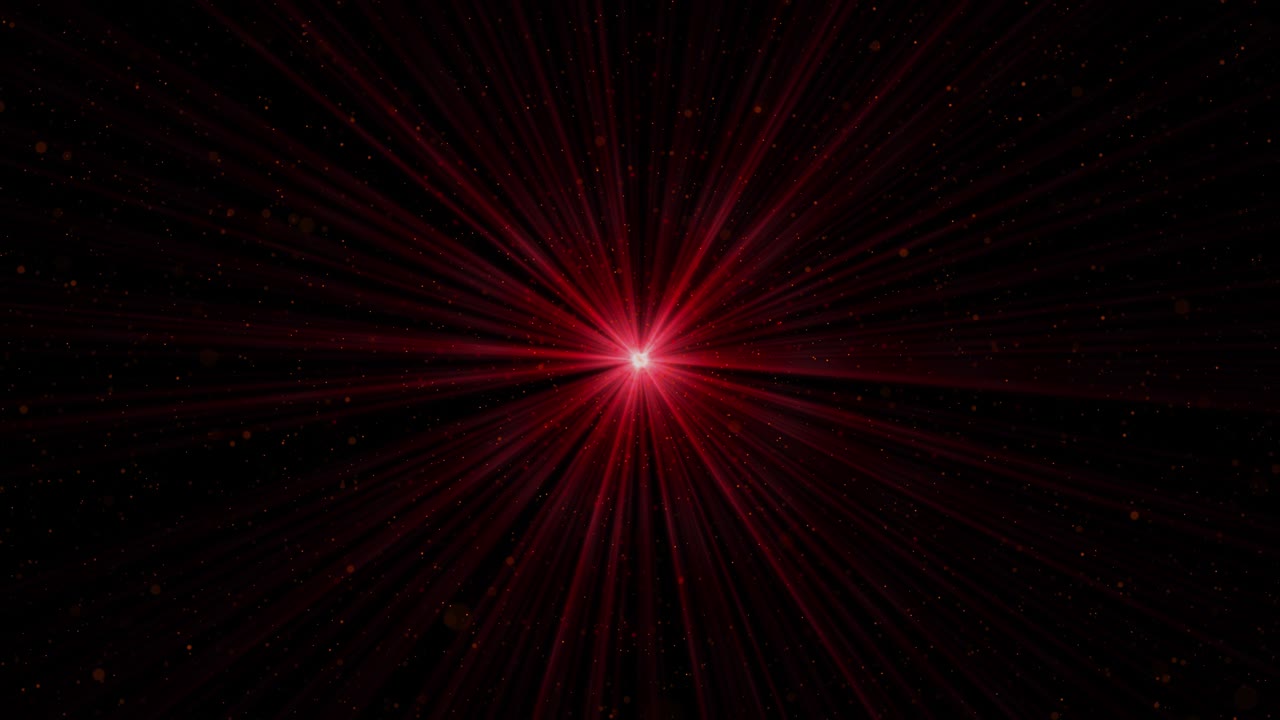 Abstract Red Starburst Background