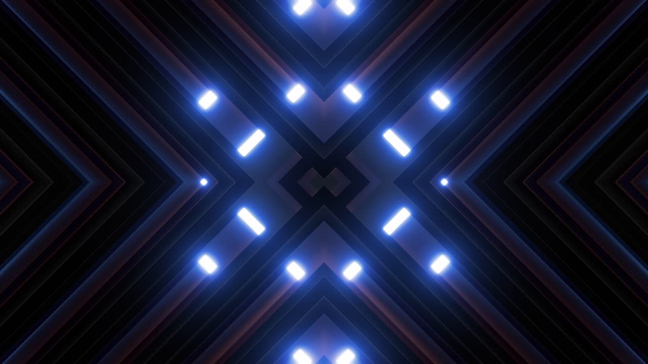 patrón geométrico de luz de neón abstracto