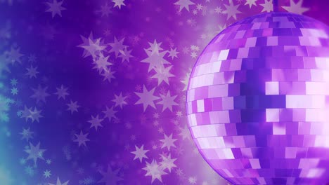 animation of disco ball background