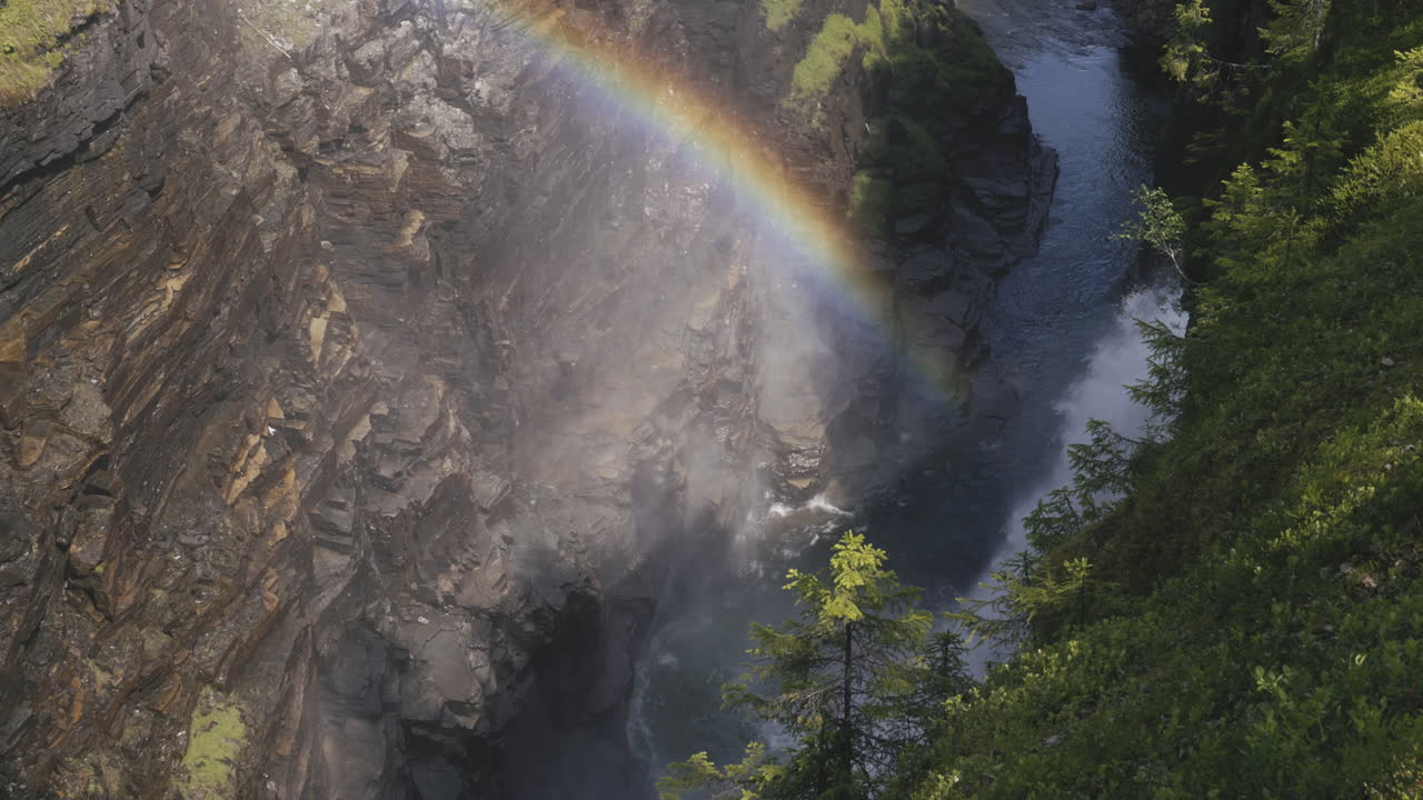 vista aérea del espectacular paisaje de verano