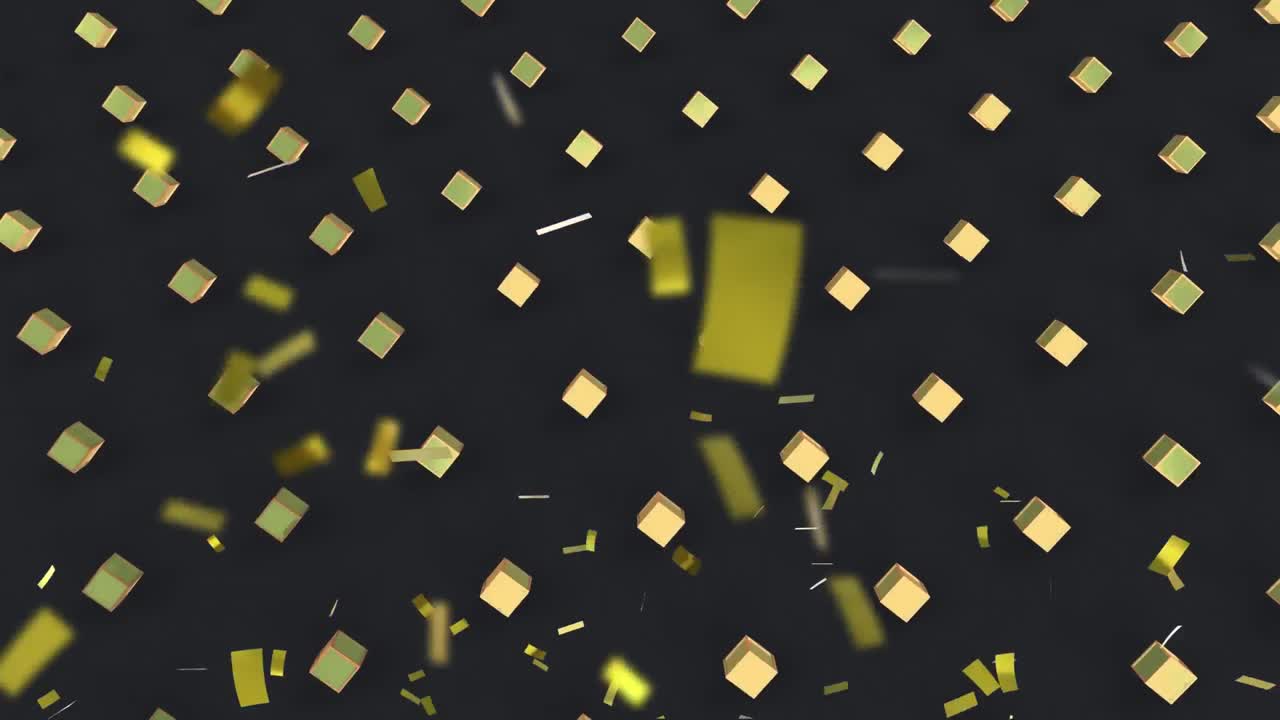 Moving 3d cubes in formation