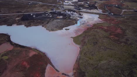 fábrica de energía geotérmica renovable en gunnuhver, suroeste de islandia