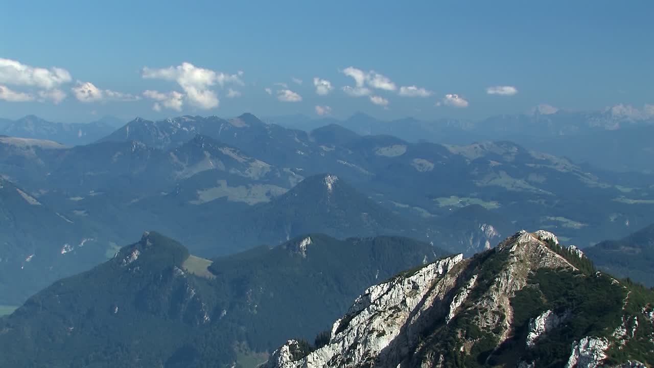 Scatto panoramico dalla cima del Wendelstein, Alpi Bavaresi, Germania-1