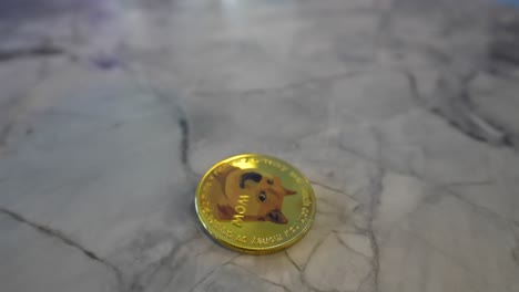doge moneta vacilla al rallentatore 3 di 3