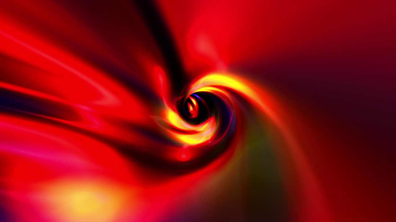 Abstract dark colorful swirl energy warp hyperspace tunnel through time and space animation. 4K 3D Loop Sci-Fi interstellar travel through wormhole in hyperspace vortex tunnel. Abstract teleportation velocity