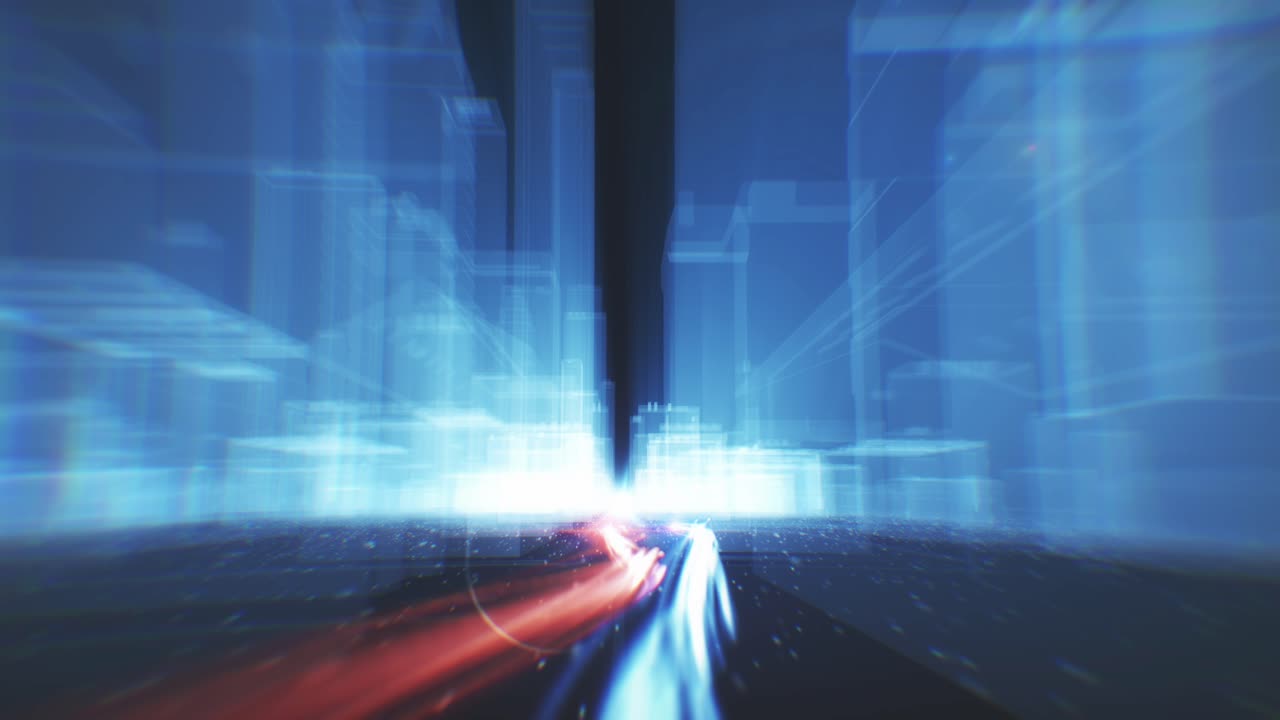 Hyperspeed Cityscape