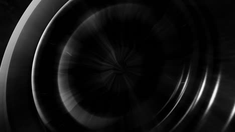 4k 3d abstract art monochromatic  animation of concentric circles oscillating seamless loop. black and white circles pulsate in a wavy way. psychedelic patterns, abstract shapes animation.