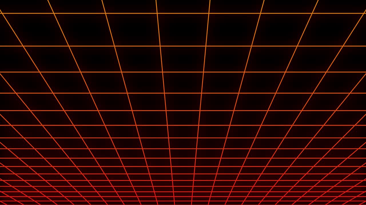 fondo de cuadrícula abstracta con y líneas que se mueven en el espacio