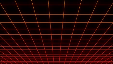 fondo de cuadrícula abstracta con y líneas que se mueven en el espacio