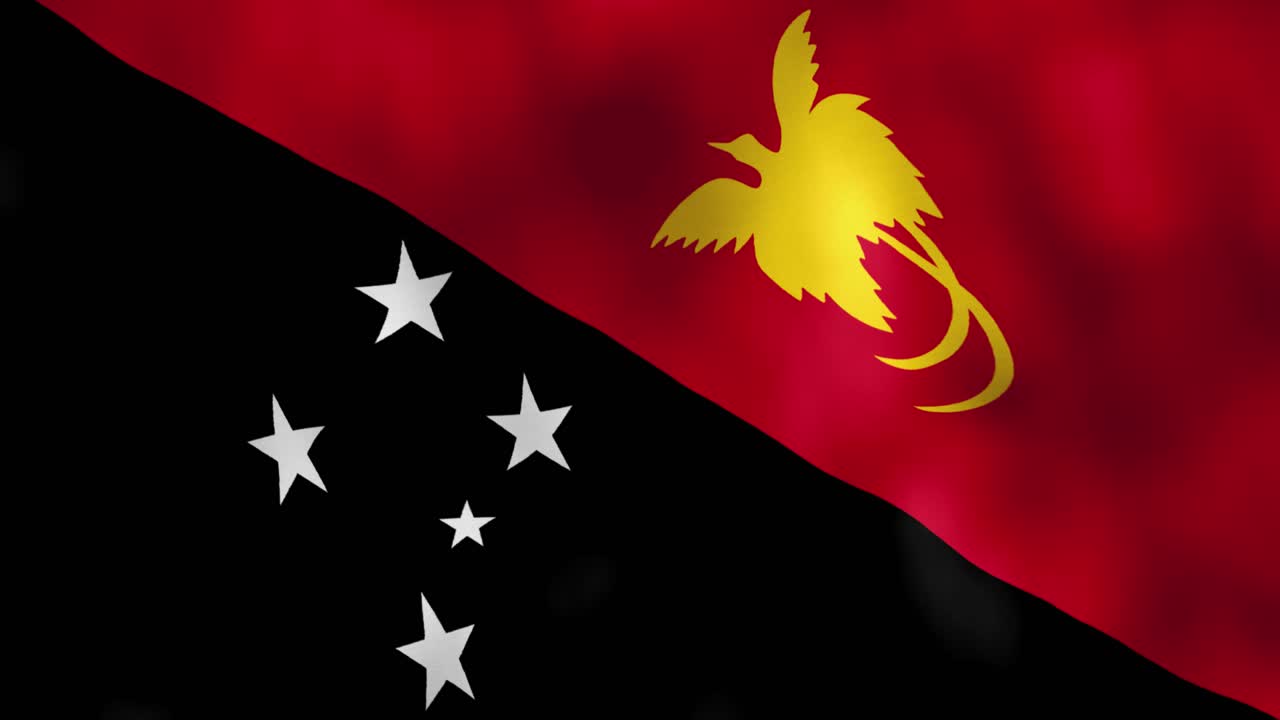 Bendera Negara Papua Nugini.